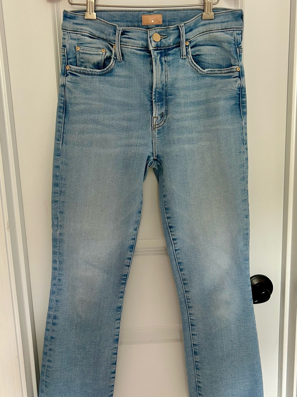 MOTHER Insider Crop Step Fray Jeans